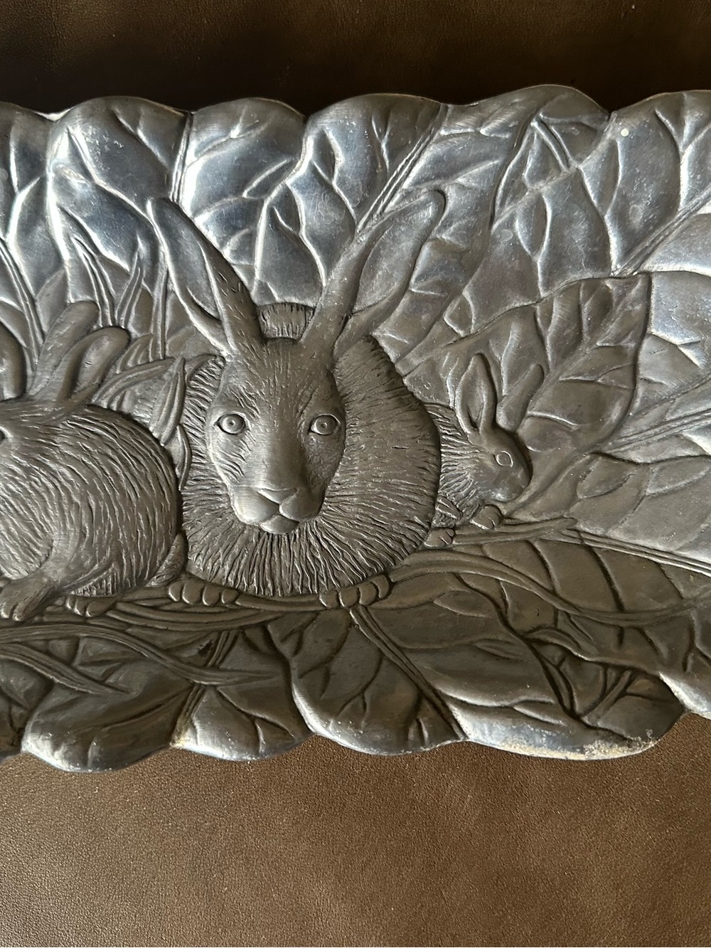 Arthur Court Rabbit Tray - Picture 4 of 6